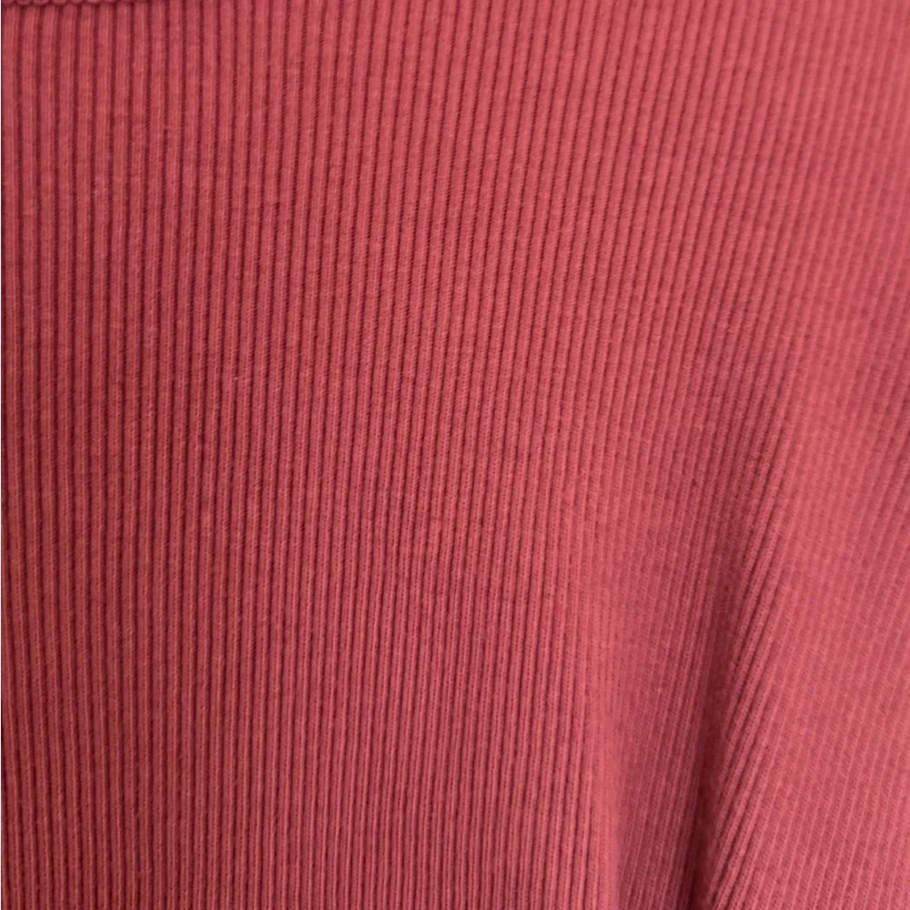 Women's Maroon Long Sleeve Top - Picture 3 of 5